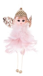 Decoration MagicHome Christmas, Fairy, pink, 10x7x11 cm