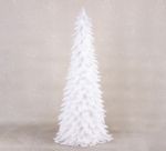 Decoration MagicHome Christmas, Feathered tree, white, 24x60 cm