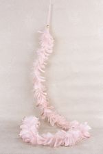 Garland MagicHome Christmas, pink, fluffy, 150 cm
