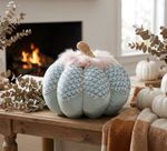 Christmas Decoration MagicHome, Pumpkin, blue, 29x24 cm