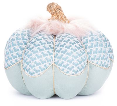 Decoration MagicHome Christmas, Pumpkin, blue, 29x24 cm