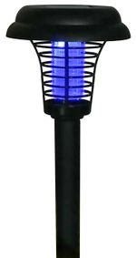 Lampa Strend Pro MOKI 57, proti hmyzu a komárom, solárna, UV+biela LED, 13x42 cm, AA