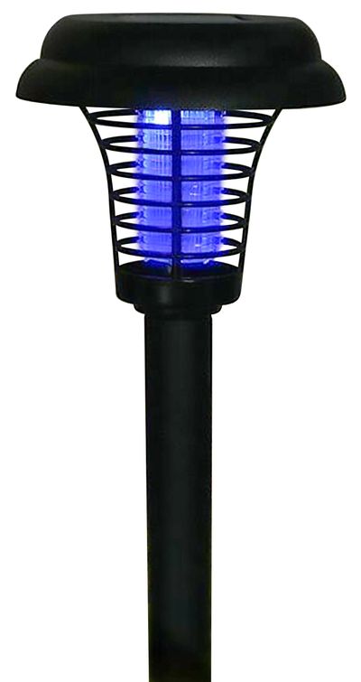 Lámpa Strend Pro MOKI 57, rovarriasztó napelemes lámpa, UV LED, 13 x 42 cm, AA