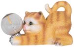 Decoration Strend Pro Garden, Kitten, 26x12.50x15 cm, polyresin, solar