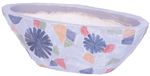 Decoration MagicHome, Planter with Mosaic, grey, wide, ceramic, 40.5x19x14 cm