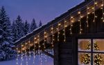 Füzér MagicHome Karácsonyi Jégcsap, 800 meleg fehér LED, jégcsap, folyamatos világítás, 230 V, 50 Hz