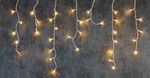 Icicle string lights MagicHome, 800 warm white LED, icicle, steady light, 230 V, 50 Hz, IP44, outdoo