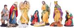 Decoration MagicHome Christmas, Nativity figures, 11 pcs, polyresin