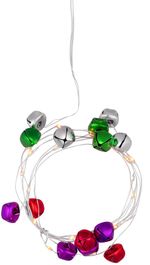 String lights MagicHome Bell, 20x white LED, with bell, 2xAA, steady light, lighting, L-1.9 m