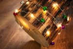 Füzér MagicHome Karácsonyi Harang, 20x fehér LED, haranggal, 2xAA, folyamatos világítás, világítás,