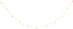String lights MagicHome Ball, 20x warm white LED, with balls and stars, gold, 2xAA, steady light, li
