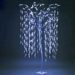 Díszfa MagicHome Karácsonyi, fűzfa, 384x LED, hideg fehér, 180 cm