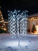 Christmas Tree MagicHome Christmas, willow, 384x LED, cool white, 180 cm