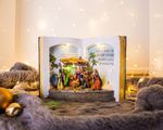 Decoration MagicHome Christmas, Nativity Scene in Book, colorful, 3 LED, 3xAA, indoor