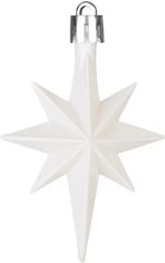 Gömbök MagicHome Karácsony, készlet, 50 db, 4-5 cm, fehér, csillag, girland, toboz, karácsonyfára
