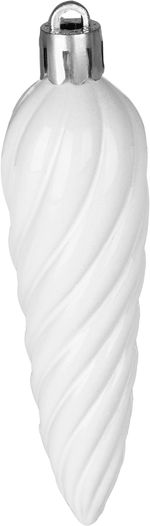 Balls MagicHome Christmas, set, 50 pcs, 4-5 cm, white, star, garland, pine cone, for Christmas tree