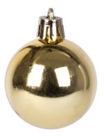 Gömbök MagicHome Karácsony, készlet, 50 db, 4-5 cm, arany, csillag, girland, toboz, karácsonyfára