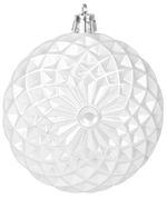 Gule MagicHome Vianoce, sada, 15 ks, 3,5-6-8 cm, bielo-strieborné, na vianočný stromček