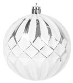 Gömbök MagicHome Karácsony, készlet, 31 db, 5-6-8-12 cm, fehér-ezüst, karácsonyfára