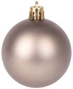 Balls MagicHome Christmas, 8 pcs, white-silver-bronze, for Christmas tree, 5 cm, Sellbox 36 tubes