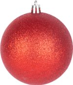 Balls MagicHome Christmas, 14 pcs, red-white, with decoration, for Christmas tree, 8 cm, Sellbox 24