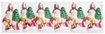 Decoration MagicHome Christmas, pack. 6 pcs, Santa, for Christmas tree, 6 cm
