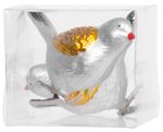 Decoration MagicHome Christmas, pack. 2 pcs, birds, for Christmas tree, 11 cm