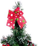 Christmas Tree MagicHome Christmas, decorated, red, 41 cm