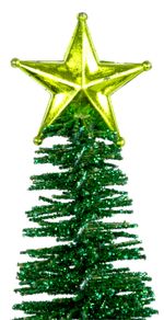 Stromček MagicHome Vianoce, trblietavý s hviezdičkou, 30 cm