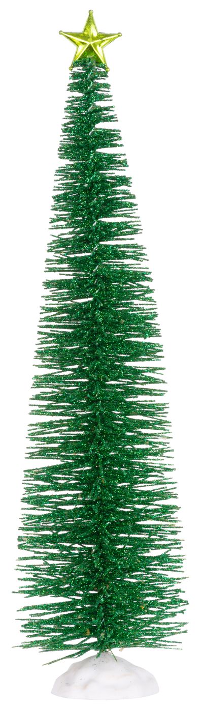 Tree MagicHome Christmas, glittery with a star, 30 cm