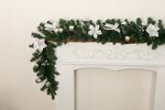 Garland MagicHome Christmas, decorated, silver, 180 cm