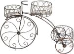 Decoration Strend Pro, Plant Pot Stand for 3 pots, bicycle