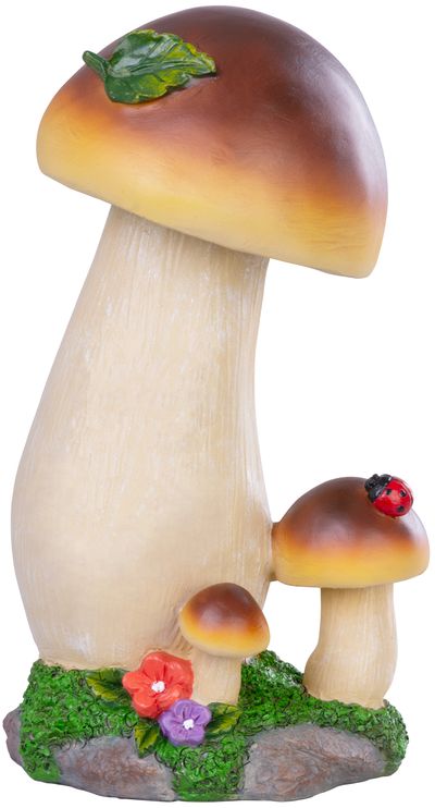 Decoration MagicHome, Mushroom, polyresin, 13,7x11,6x24,7 cm