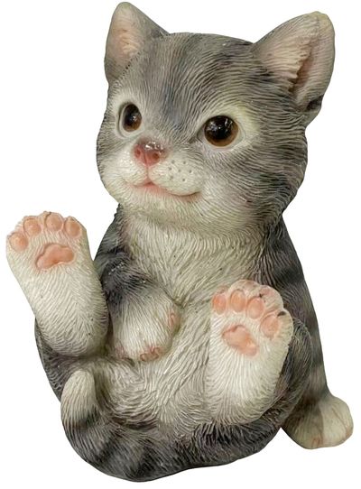 Decoration MagicHome, Kitten, polyresin, 8,3x8,2x11,5 cm