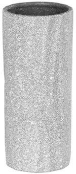 Decoration MagicHome, Vase, grey, dolomite, 10.2x10.2x23.1 cm