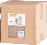 Decoration MagicHome, Sitting Angel, LED, polyresin, for grave, 15x15x14.5 cm