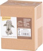 Dekoráció MagicHome, Angyal, polirezin, sírra, 8x7x9 cm