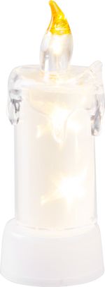 Christmas Candle MagicHome, 3x LED, warm white, indoor, 5x13.5 cm