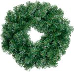 Christmas Wreath MagicHome, natural, 45 cm, 100 branches, DENSE