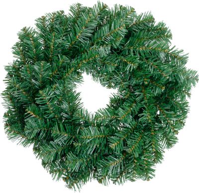 Wreath MagicHome Vianoce, natural, 45 cm, 100 branches, DENSE