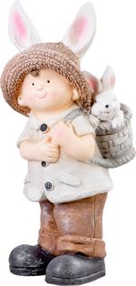 Decoration MagicHome, Boy with Ears, ceramic, 23.5x18x48 cm