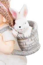 Decoration MagicHome, Boy with Ears, ceramic, 23.5x18x48 cm