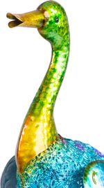Dekoráció MagicHome Mecco, Kacsa, fém, színes, 27,5x15x47,5 cm