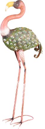 Decoration MagicHome Mecco, Flamingo, metal, 37x19x85 cm