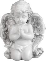 Decoration MagicHome, Praying Little Angel, polyresin, for grave, 9x7.5x11 cm