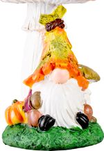 Decoration MagicHome Nature, Gnome under Mushroom, polyresin, 11x12x16.5 cm