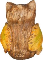 Decoration MagicHome Nature, Owl, polyresin, 7.8x6.8x10 cm