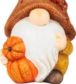 Dekoráció MagicHome Nature, Gnome sütőtökkel, polirezin, 11x9x23 cm