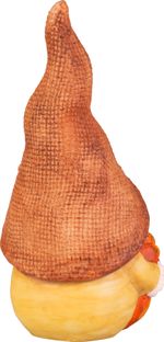 Dekoráció MagicHome Nature, Gnome sütőtökkel, polirezin, 11x9x23 cm