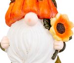 Decoration MagicHome Nature, Gnome with Sunflower, polyresin, 20x14x41 cm